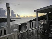 Just before sunrise.