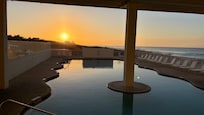 Sunrise pool view