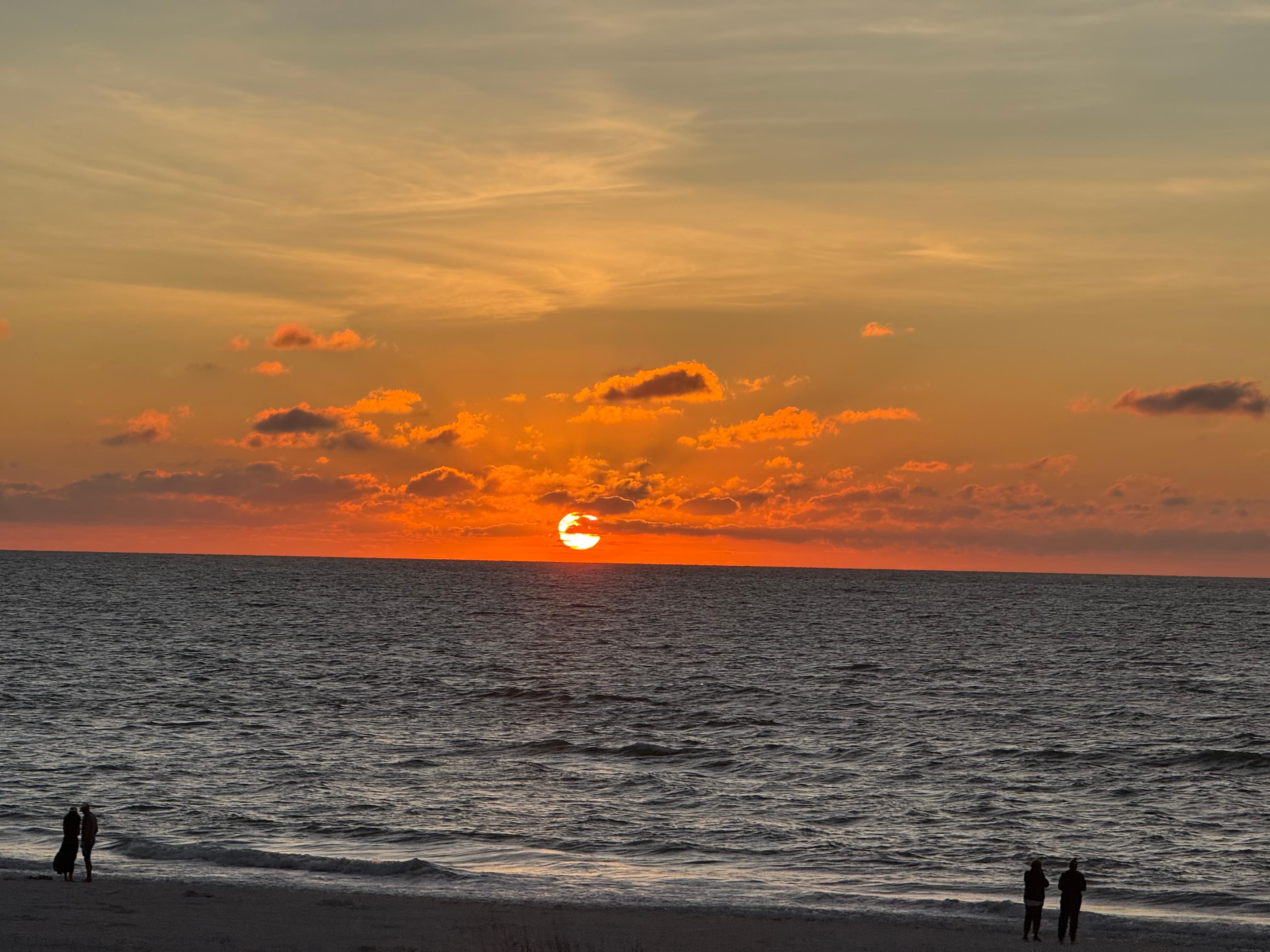 The view from the balcony at 201 Sea Winds.