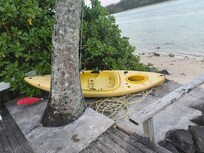 The lone kayak