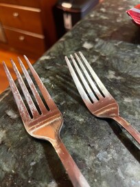 Dirty forks