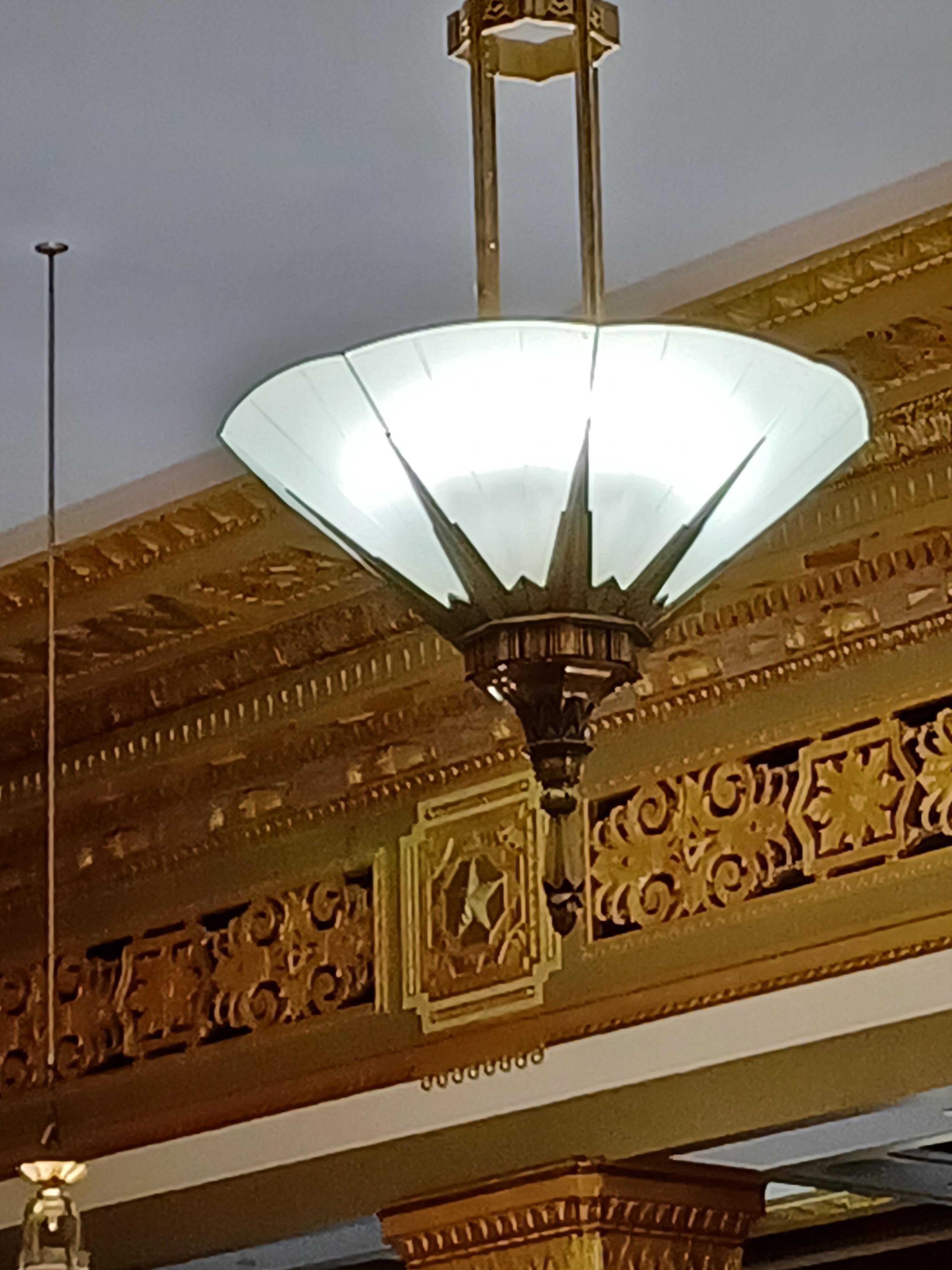 Refurbished origional chandeliers 