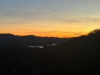 Sunset from the back porch