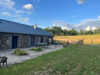 Terrasse en fin de journée