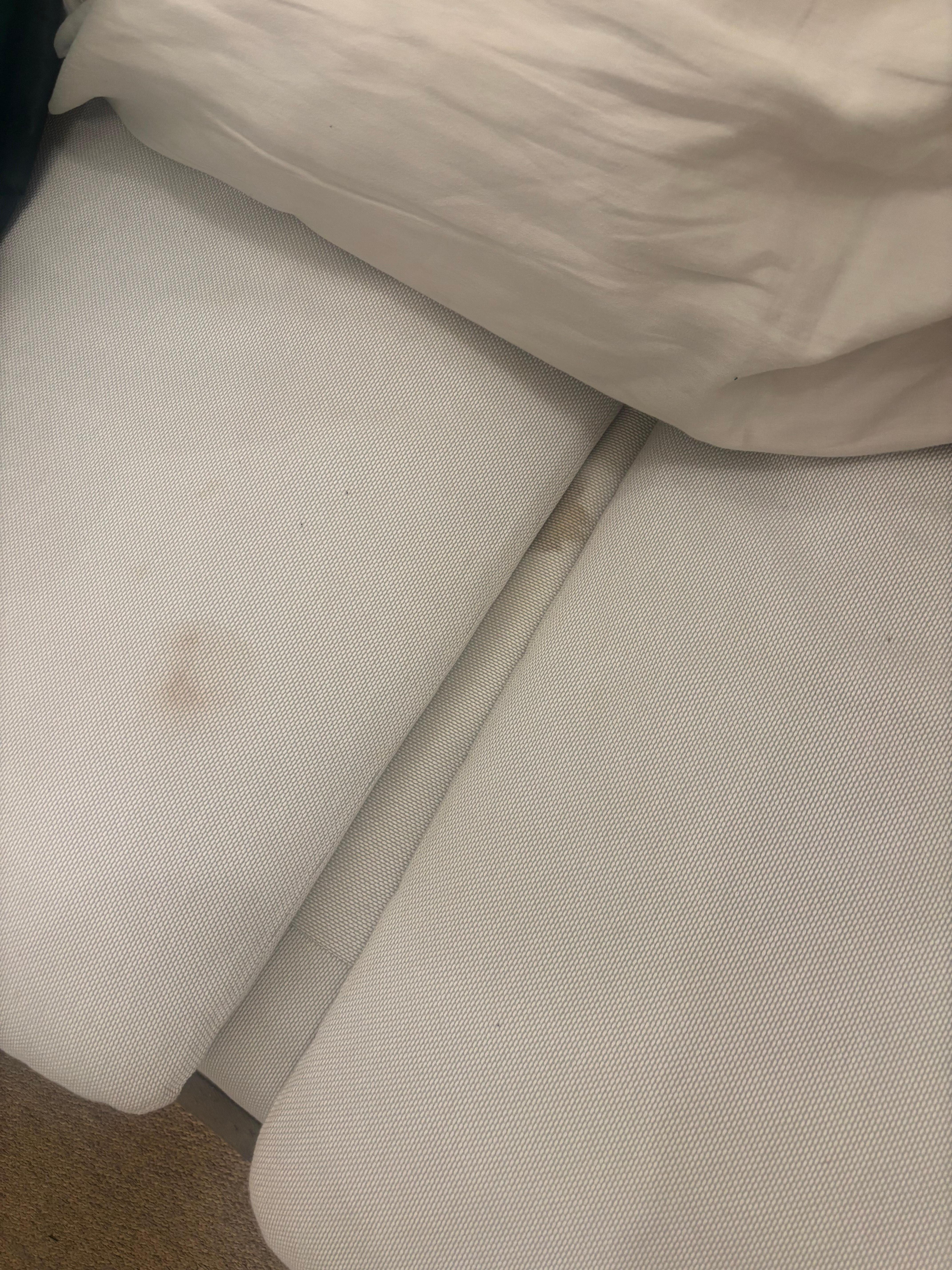 Stained couch