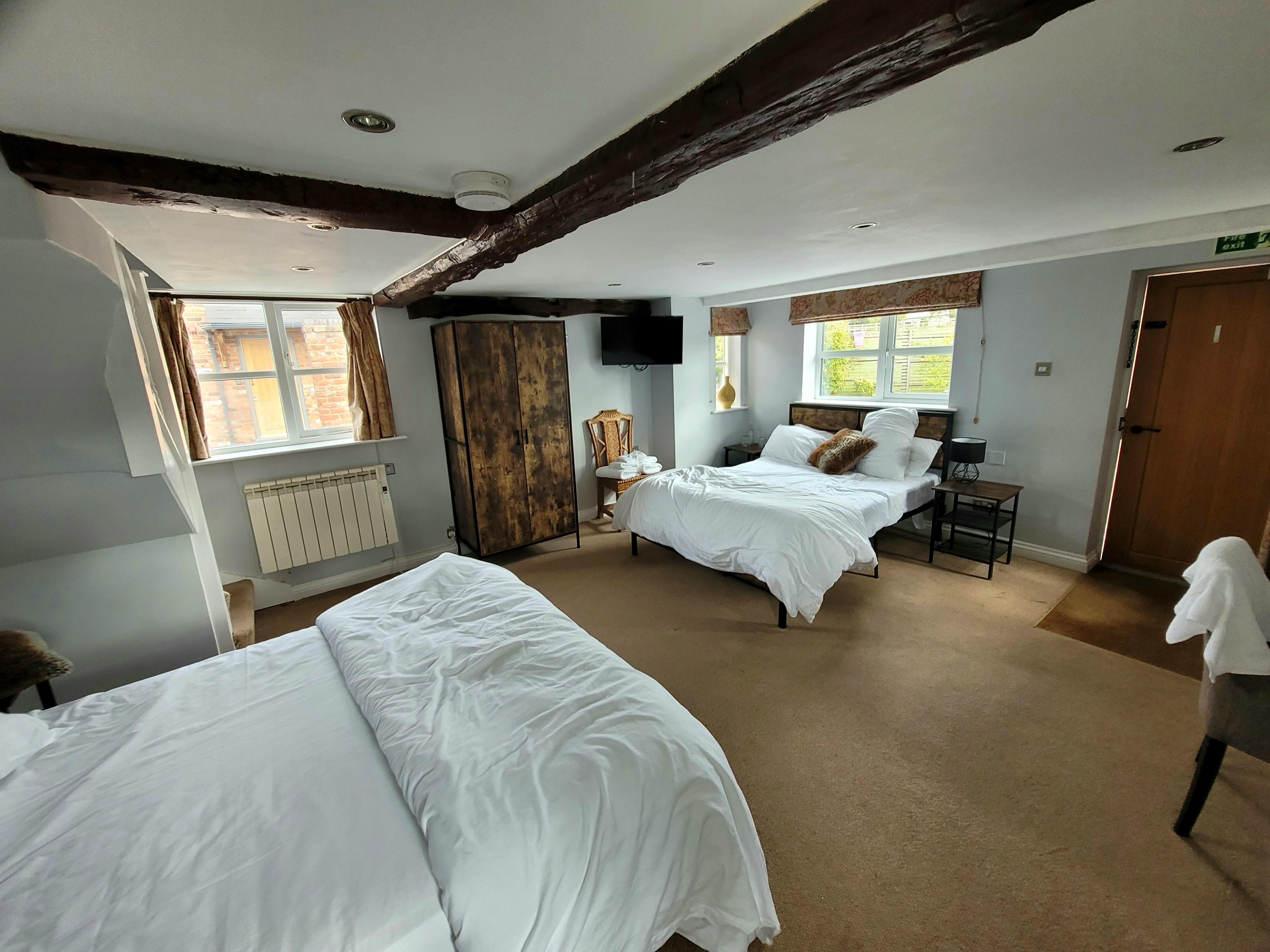 Very spacious accommodation.