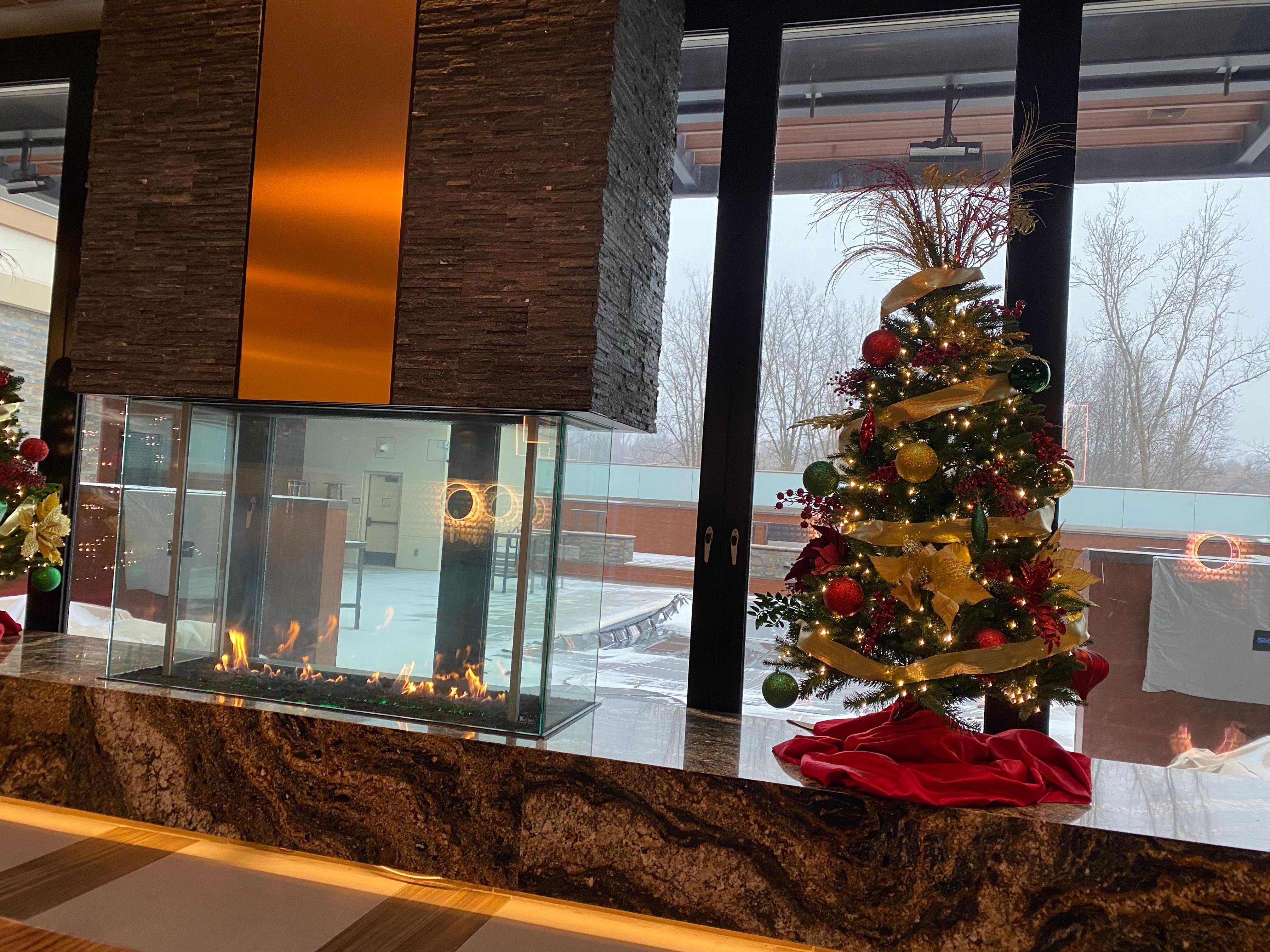 Eating breakfast on the 3rd floor