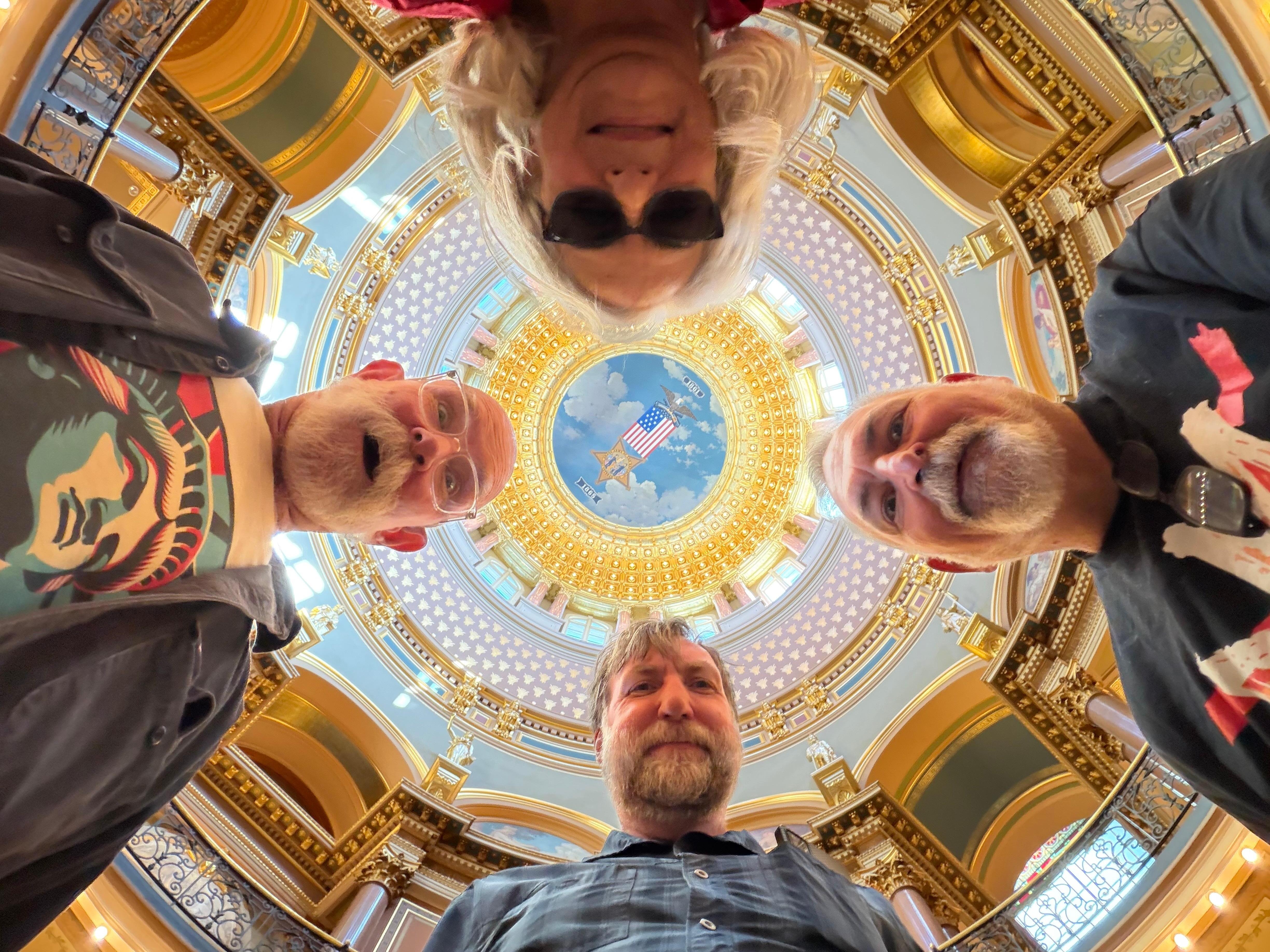 The Capitol dome. 