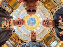 The Capitol dome.
