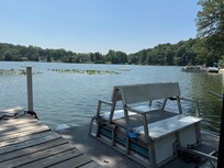 Dock and paddle boat