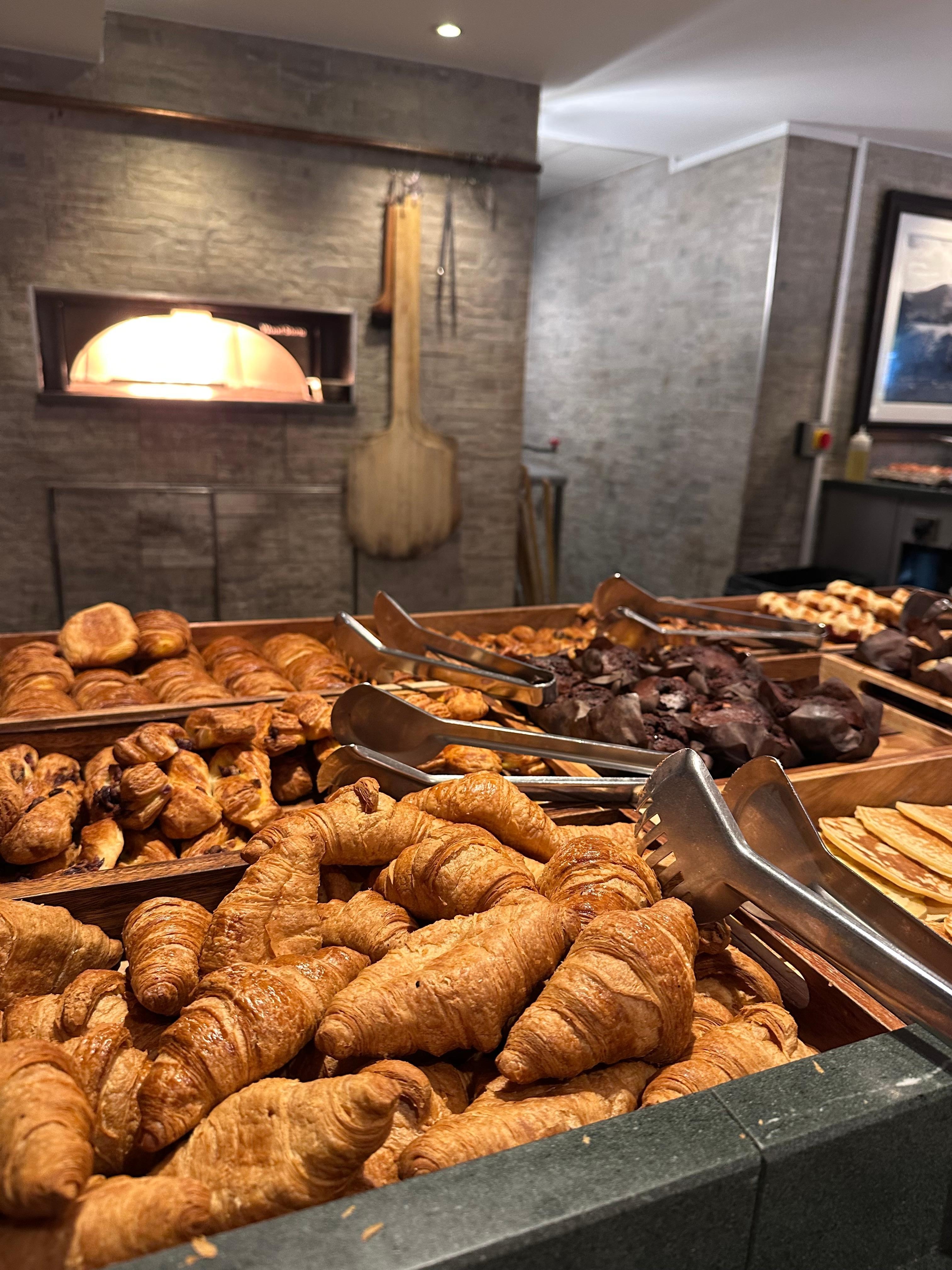 View of a selection of the breakfast 
