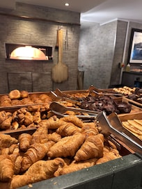 View of a selection of the breakfast