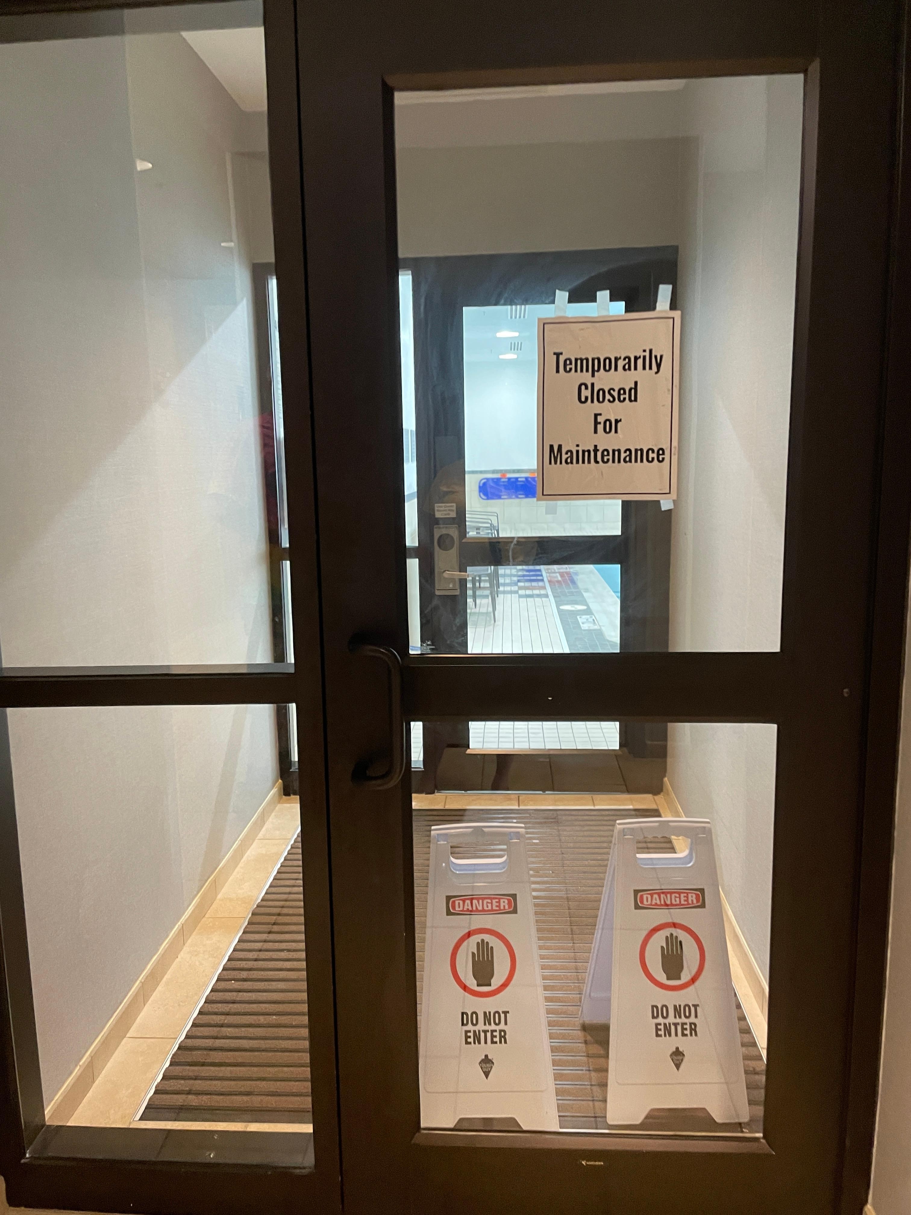 Pool closed