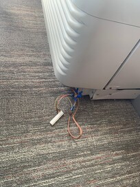Exposed wires
