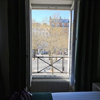 The view of the boulevard from the room