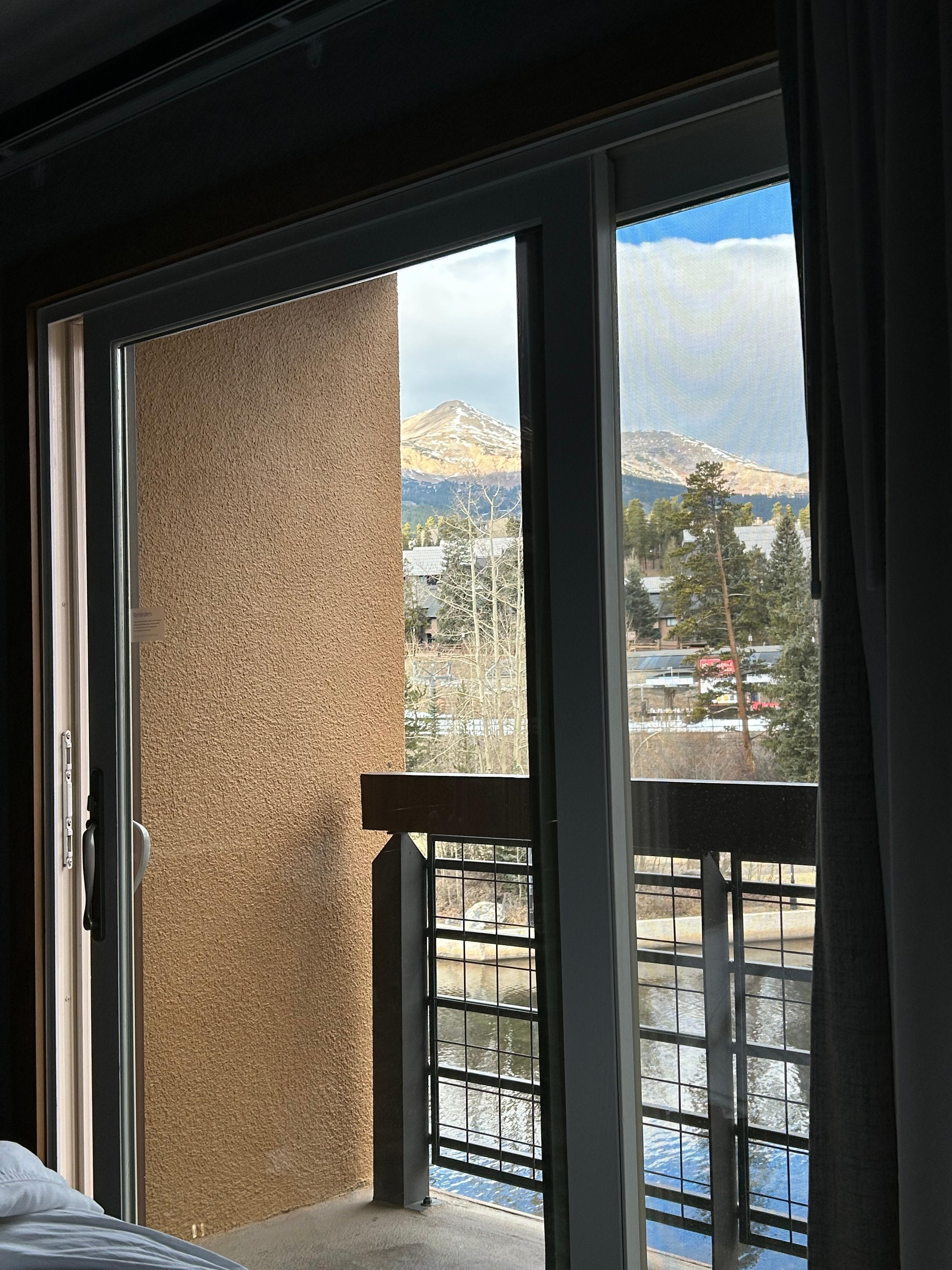 View from main living area. 