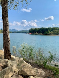 Park in Hiawassee overlooking one of the many lakes there