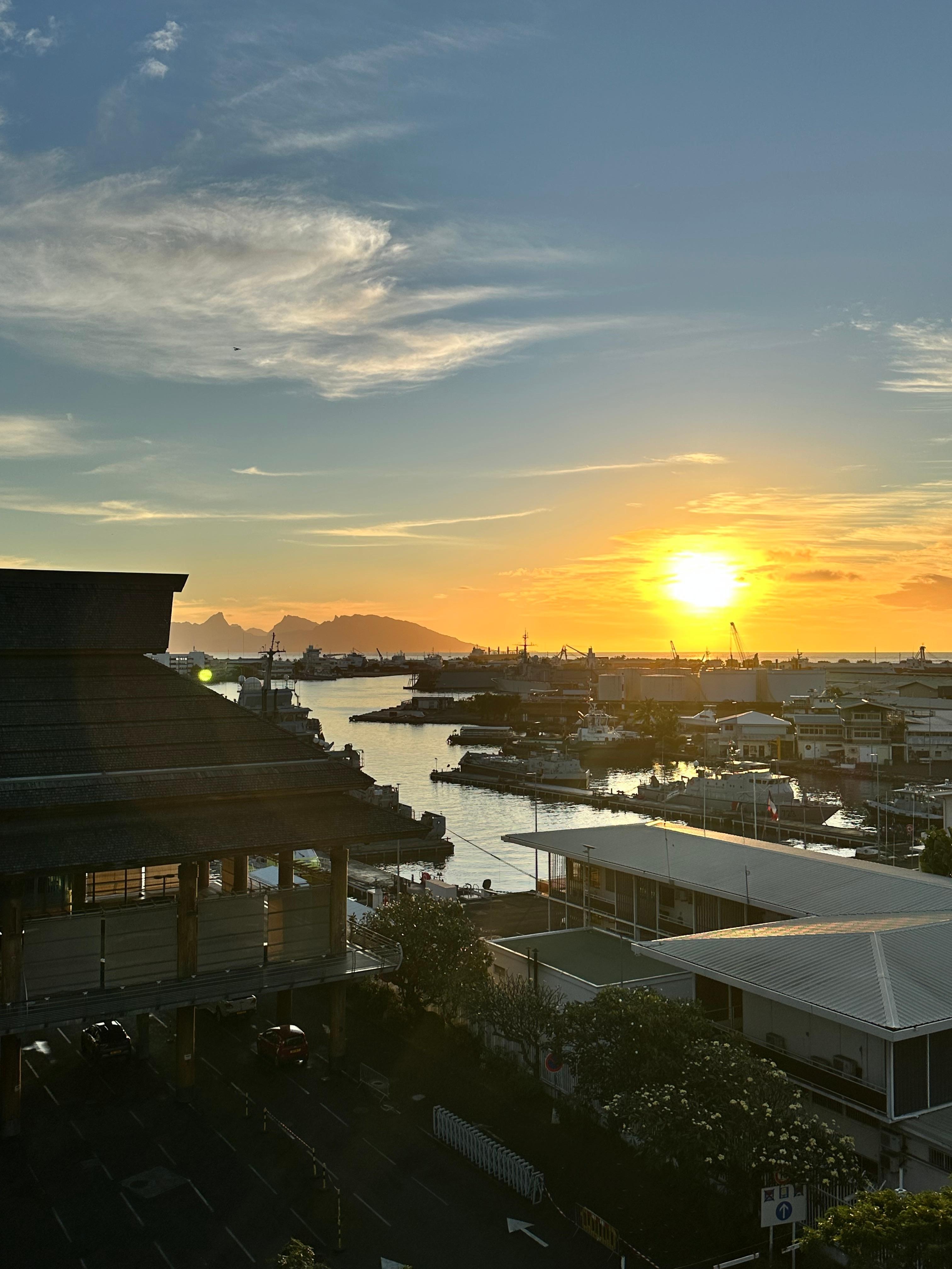 Beautiful sunset taken from the ReefTop Bar