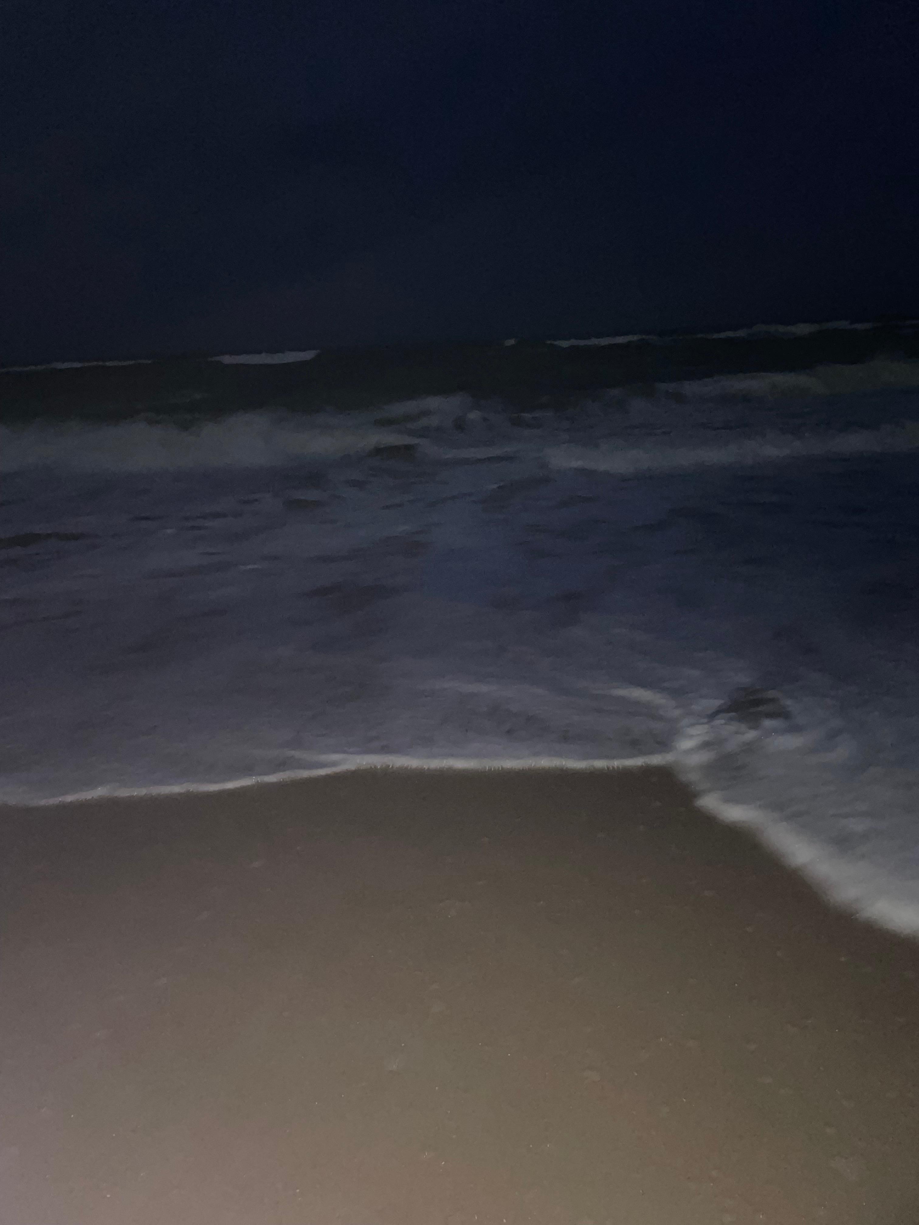 Photo from beach at night