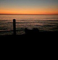 Sunset views from our backyard/patio.