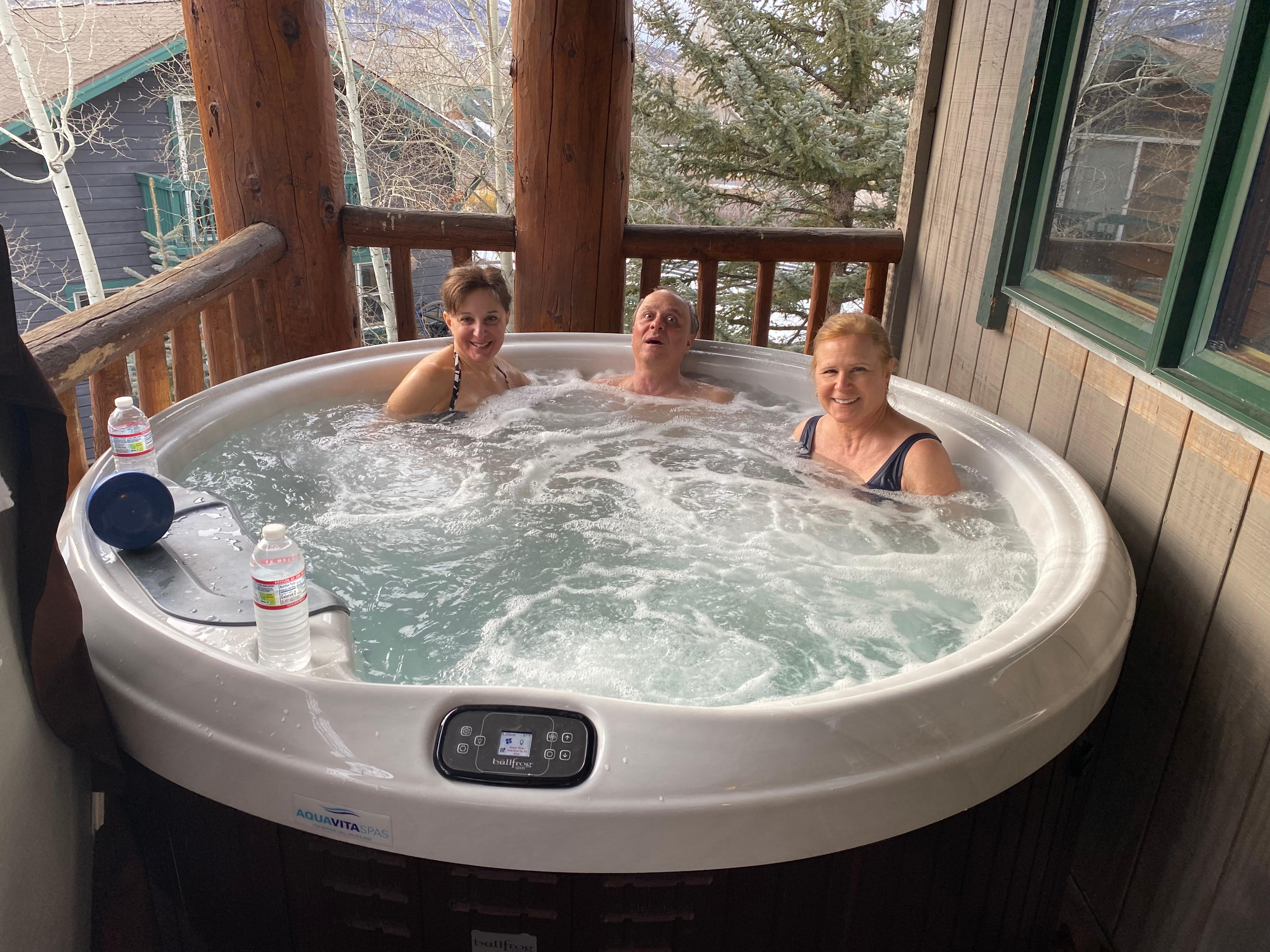 Apres ski hot tub!