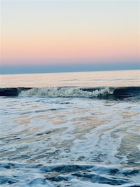The beautiful sky over the ocean, around 6:45pm.