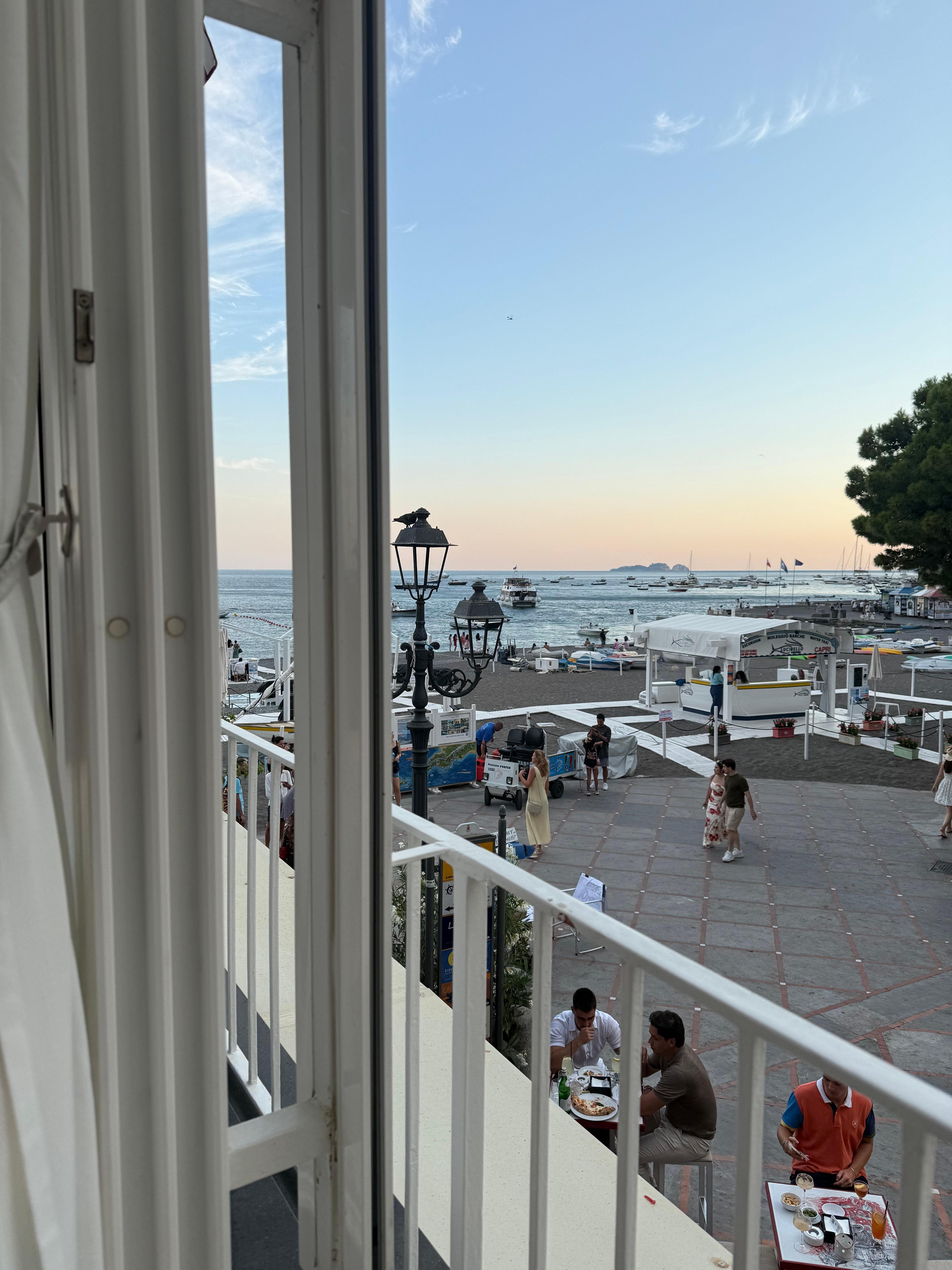 View from the Restaurant in Hotel Buca Di Bacco