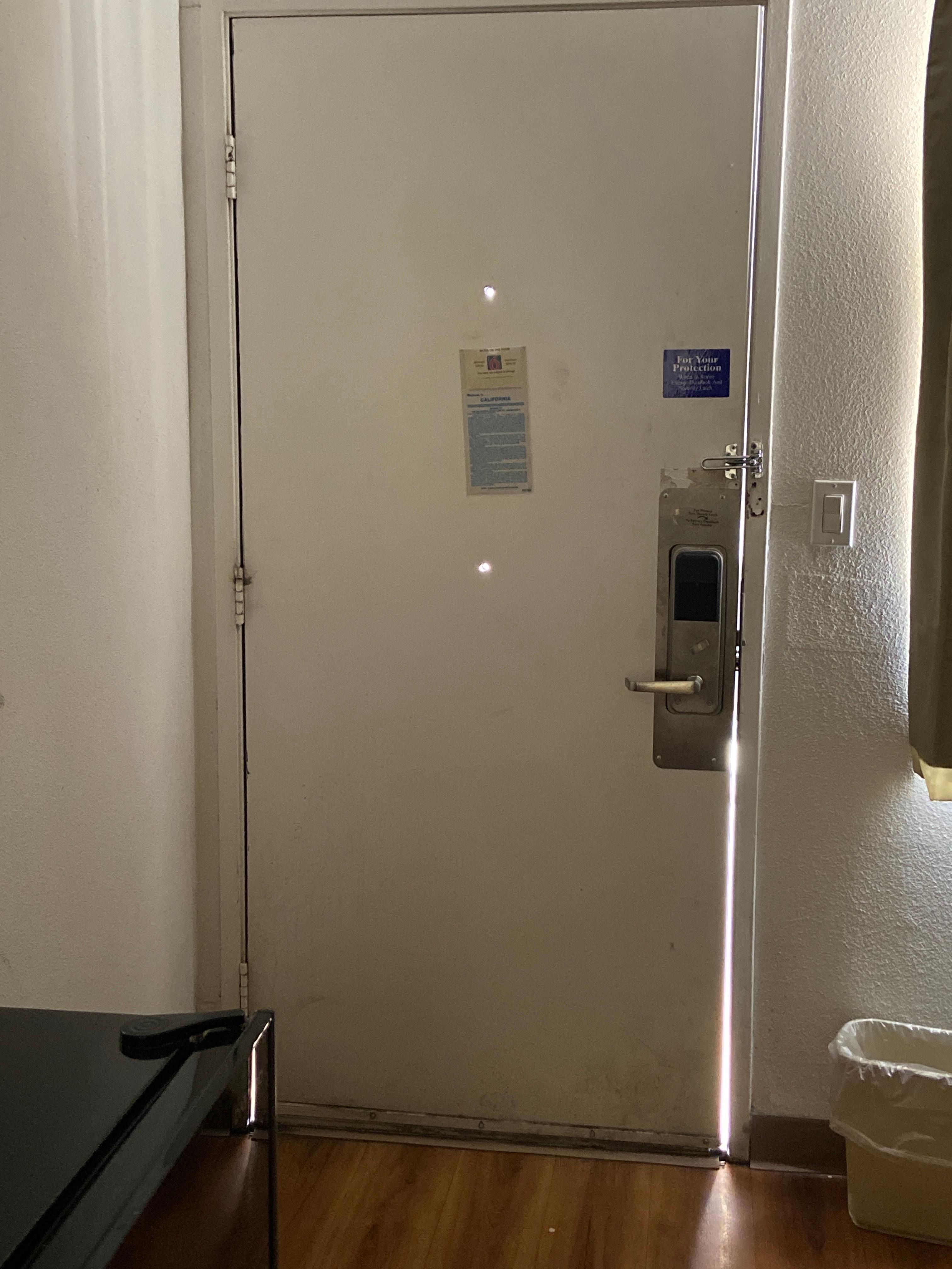 Door doesn’t fit frame.