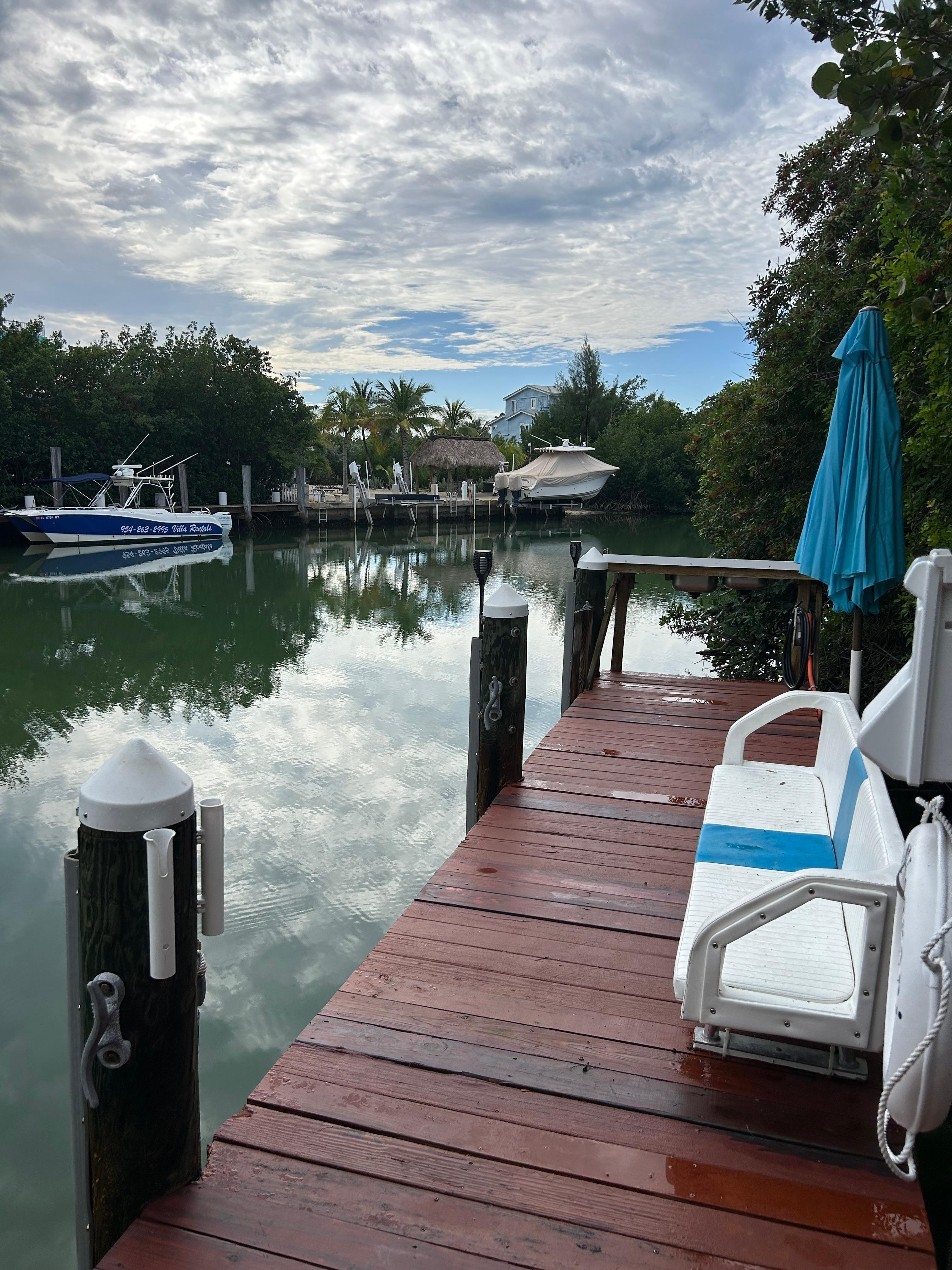 Canal view from dock