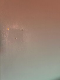 Where the thermostat was, and she said no one reported it missing from housekeeping?