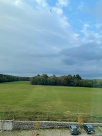 The pastoral view from my room.