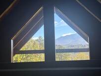 View from window at top of cabin