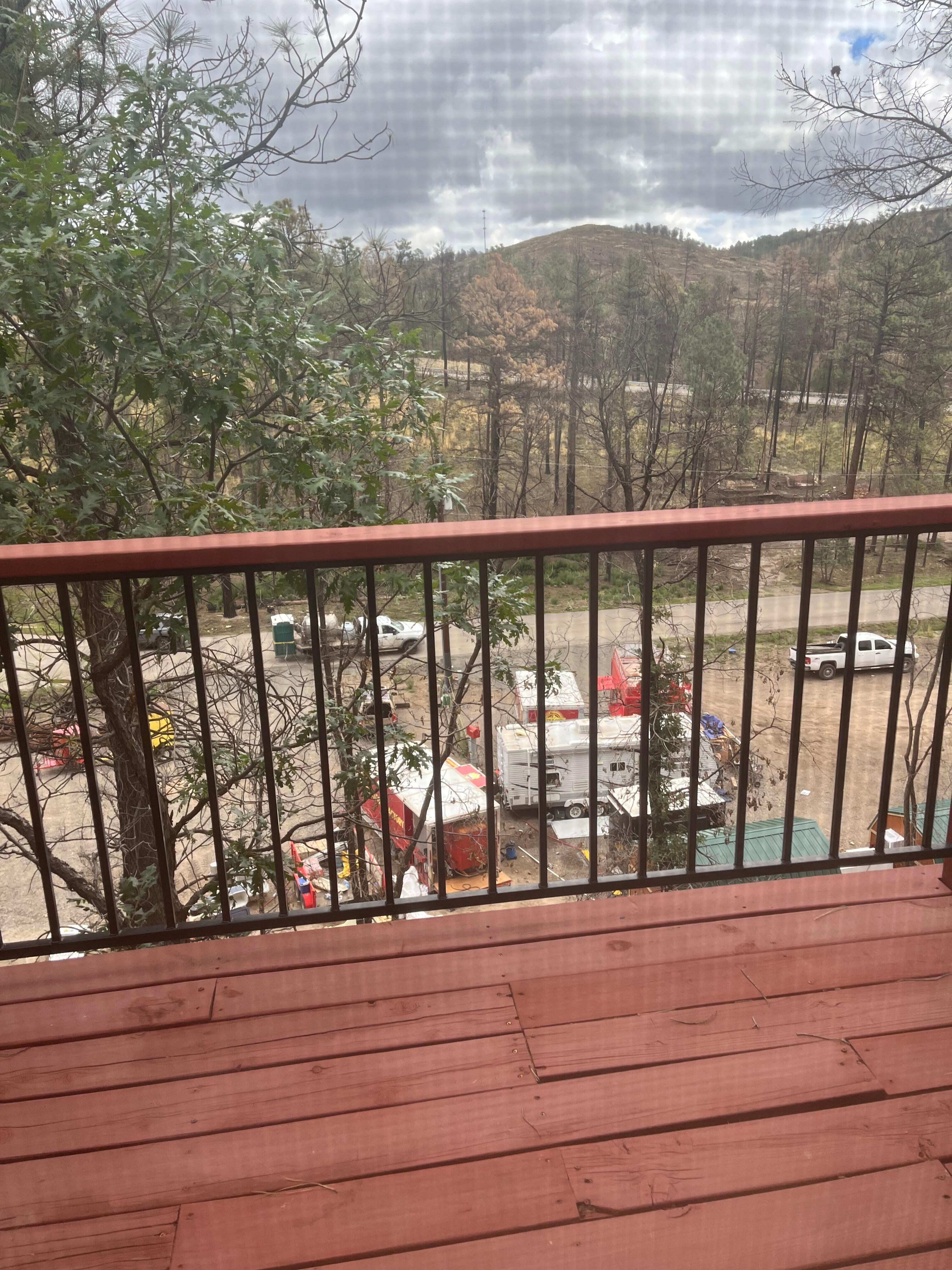 View from main deck