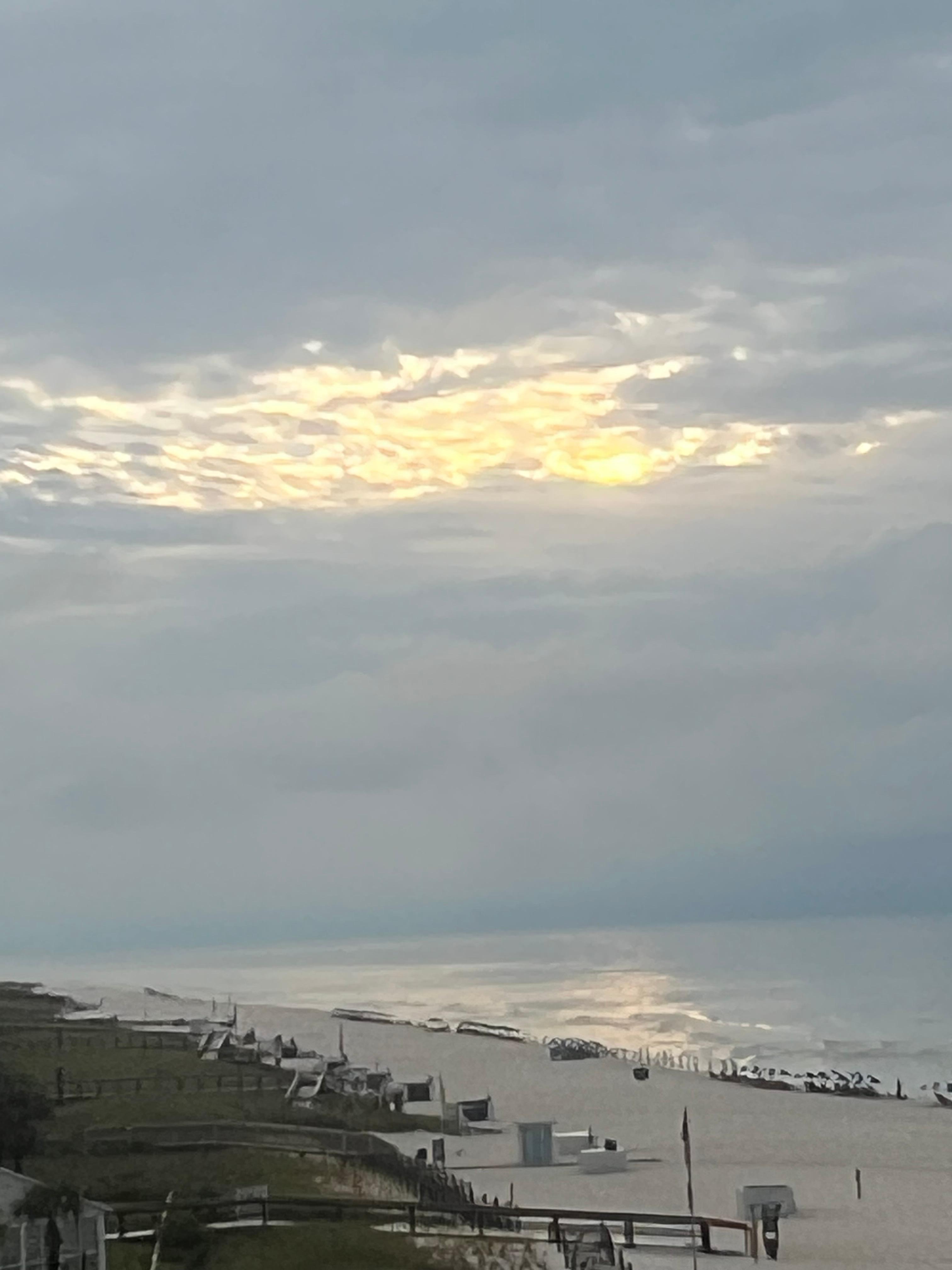 Our view from the balcony.