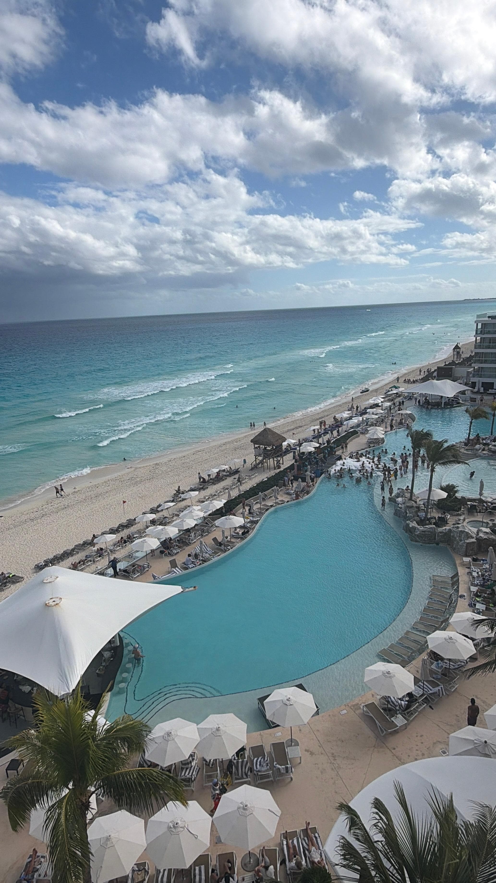 The ocean view from our room 