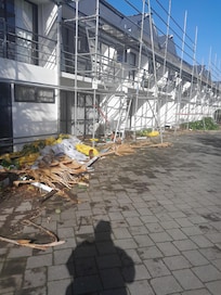 Yes there was work going on but the rubbish and mess was not appealing