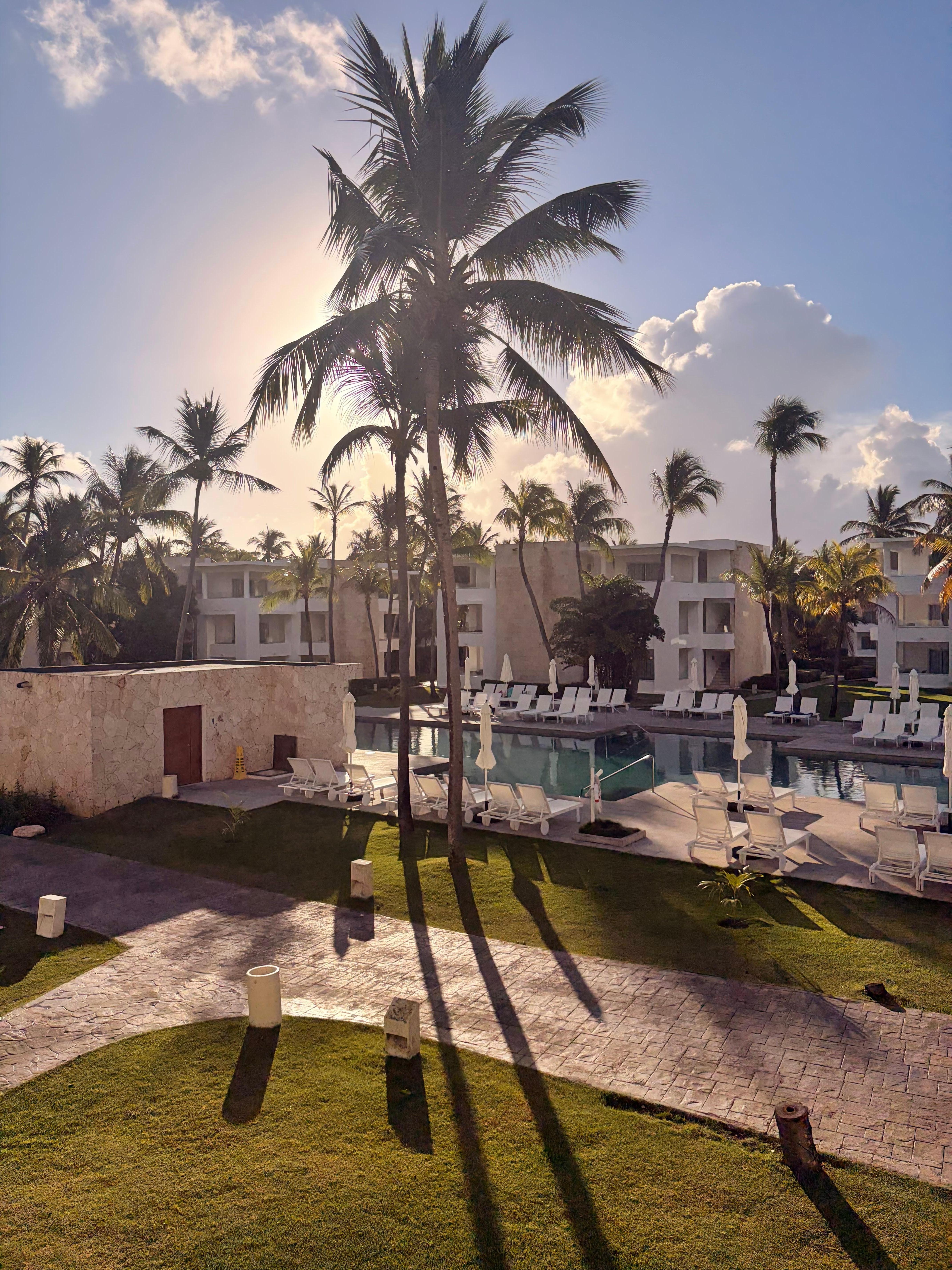 View from our balcony