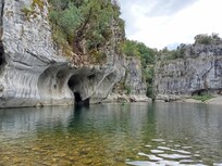 Chassezac, ein rechter Nebenfluss der ArdĂšche