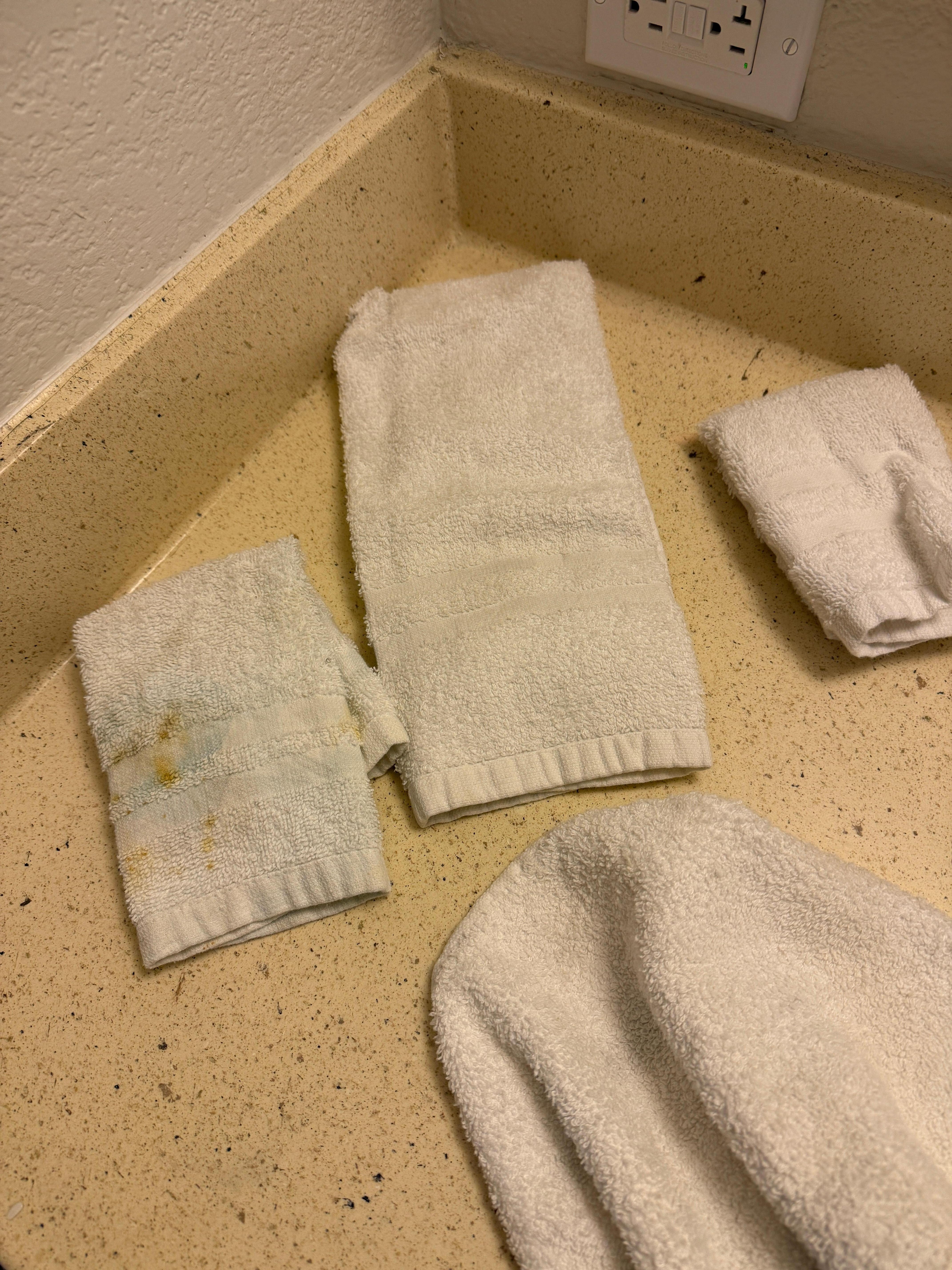 Dirty towels