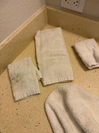 Dirty towels