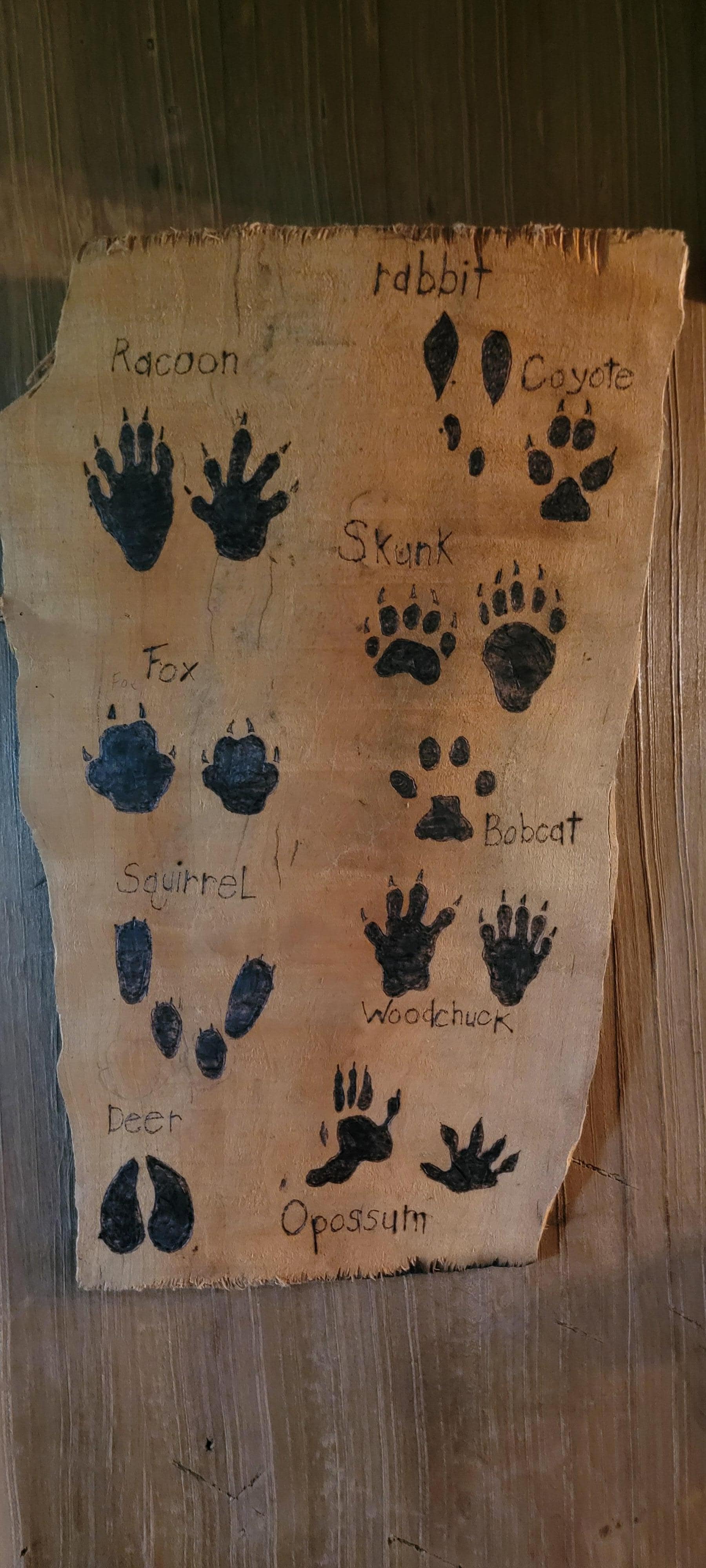 Animal print wall hanging