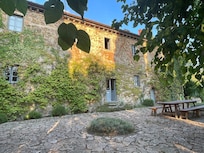 View looking onto the back of the villa