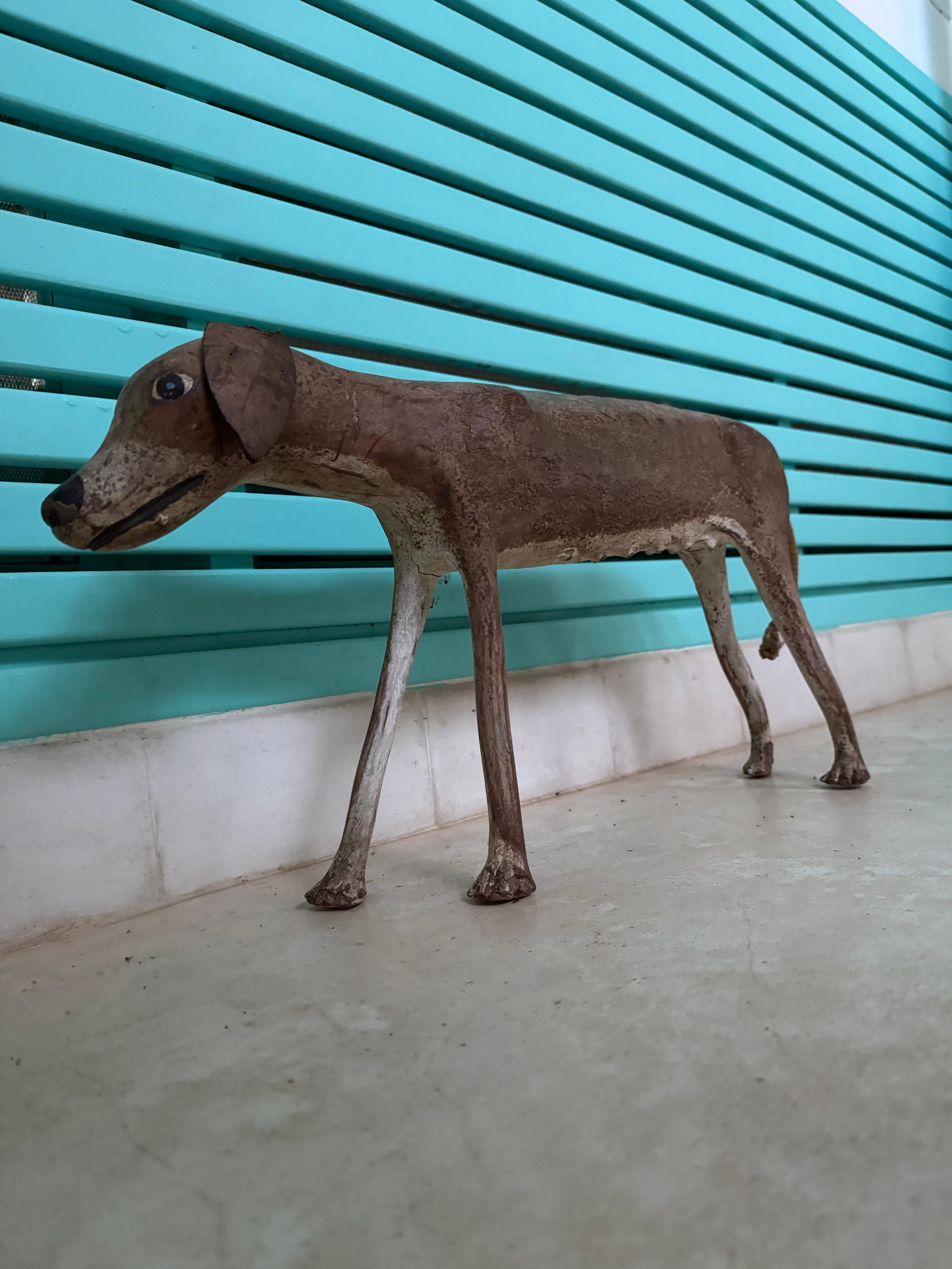 Fell in love with this dog sculpture