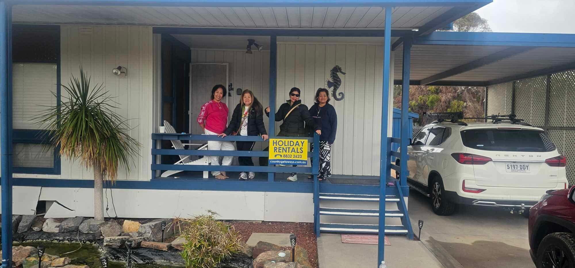 Nice pose outside the veranda