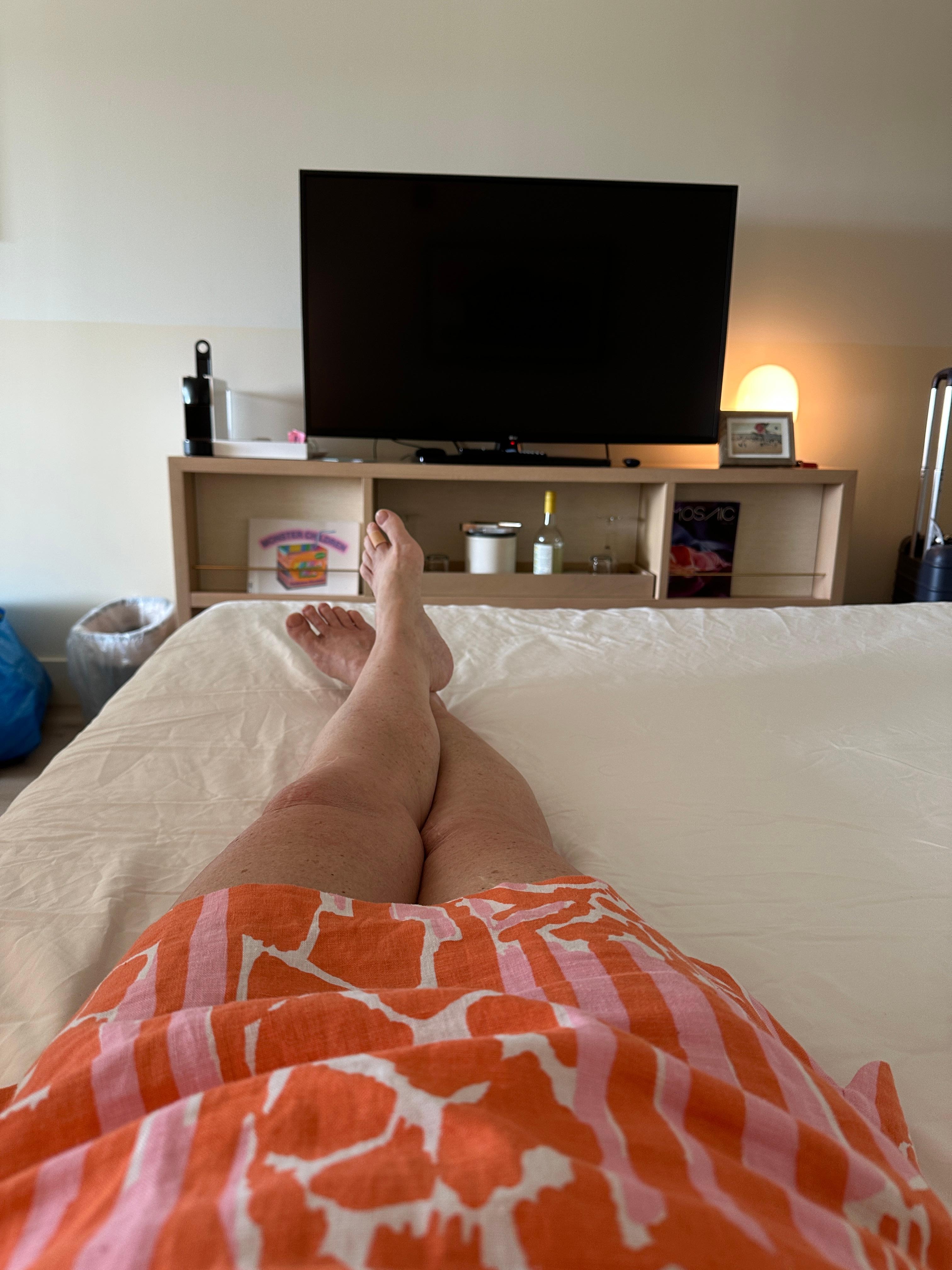 Yes the sleeper sofa was decently comfortable for a mom and away from daughters in case I snored! I did not!