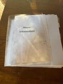 Tattered Information notebook