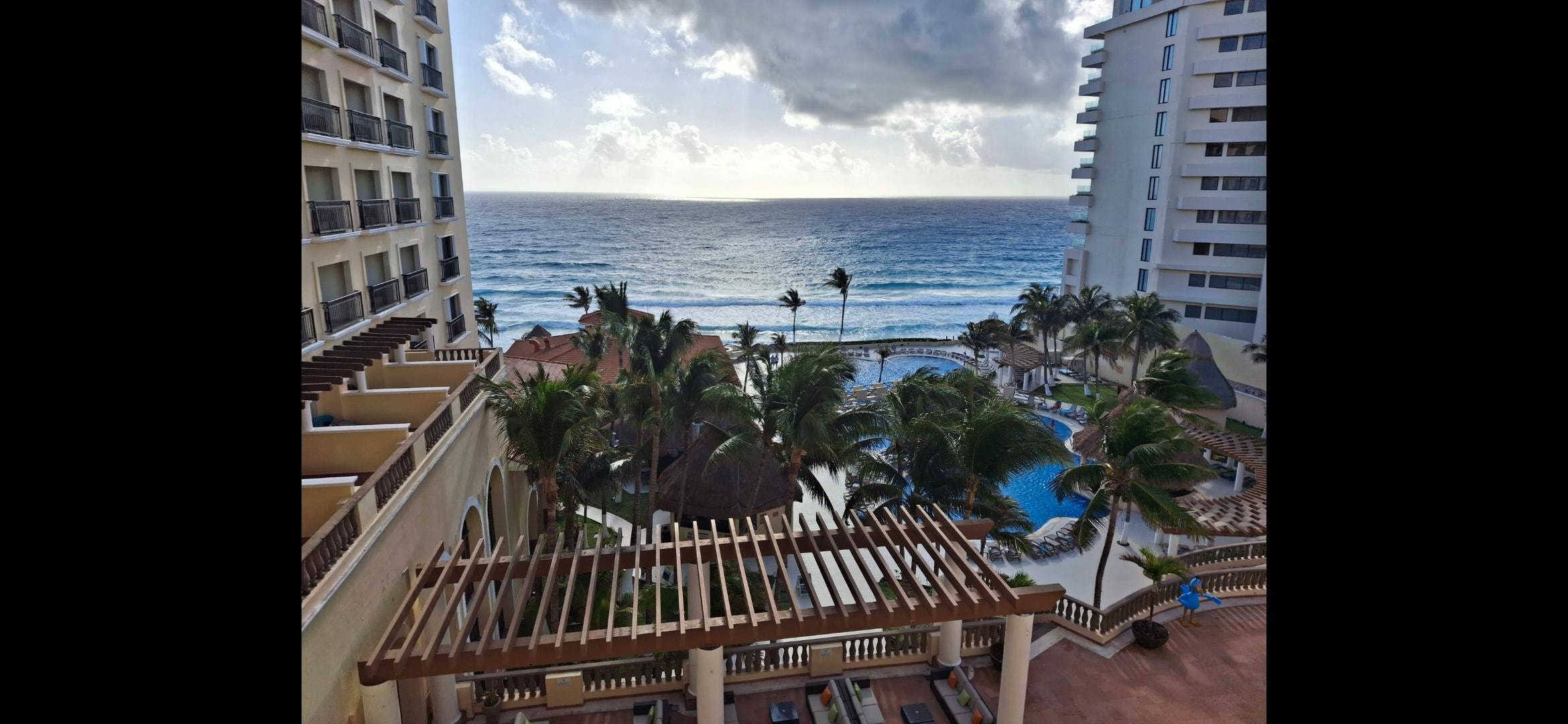 Nice view from our room on the third floor. 