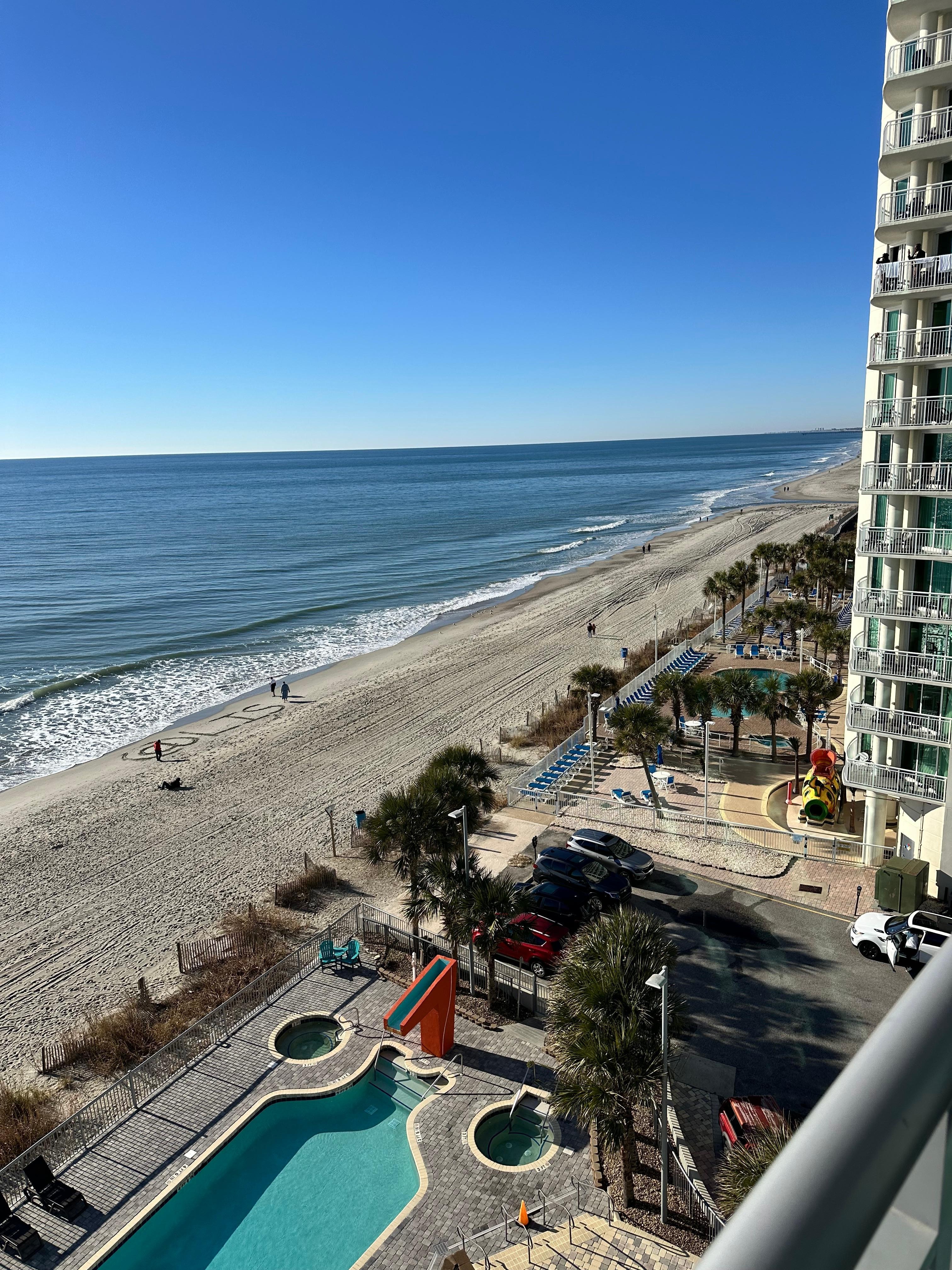 View South from balcony