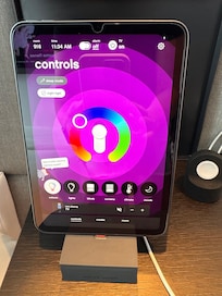 Smart room which you can control lighting, media etc
