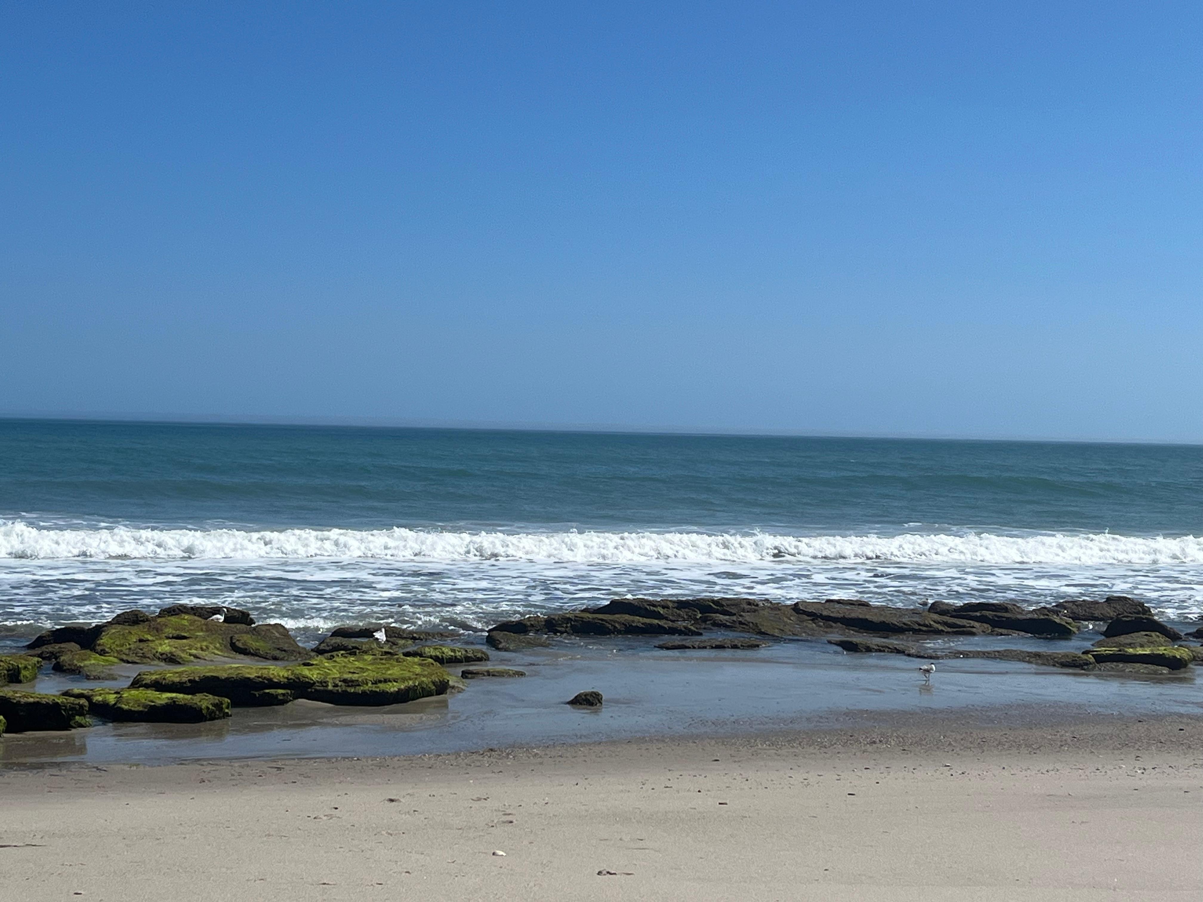 Beach in front of the unit